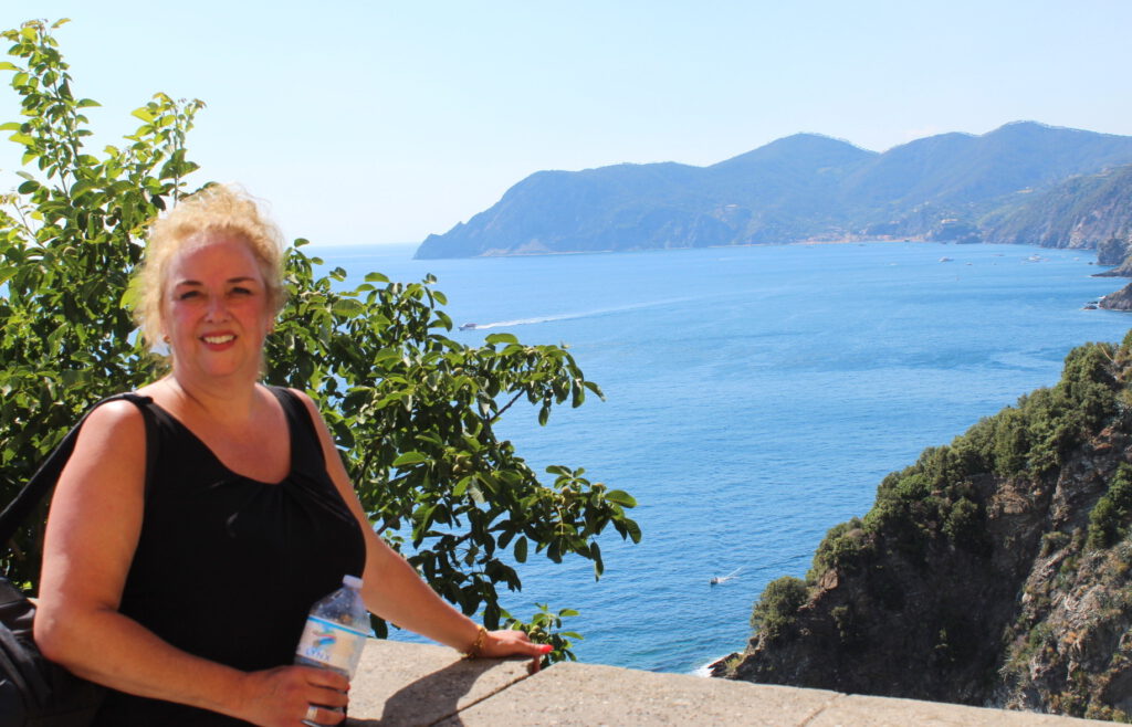 Mariette aan zee bij cinque terre