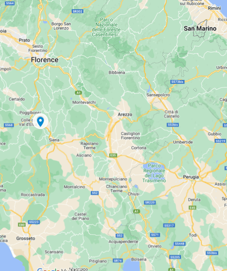 google maps monteriggioni